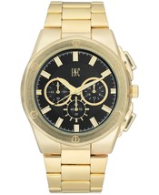 I. N.c. Hombres 44.5mm Negro y Oro Tono Sub Esfera Enlace Pulsera Reloj ... - £31.86 GBP