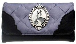 EC Trading Nightmare Before Christmas Jack &amp; Sally Purple &amp; Black Hand Purse - £15.49 GBP