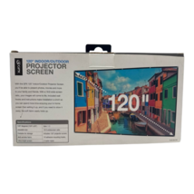 GPX Projector Screen 120&quot; Portable Fabric 16:9 Indoor Outdoor Foldable F... - $46.59