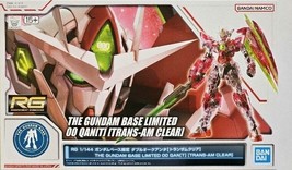 Rg P-BANDAI The Gundam Base Limited 00 Qan[T] [TRANS-AM CLEAR]--1/144 Scale--NIB - £44.19 GBP