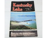 Vintage Kentucky Lake Vacation Land Of Mid-America Tourist Attractions Map - £16.90 GBP