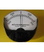 Microammeter Vintage Meter 500 - 0 -500 Ua - $25.88