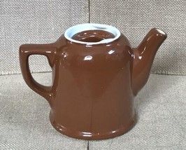 Vintage Hall Brown Teapot Mid Century Modern Cottagecore - £6.19 GBP