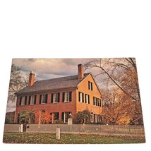Postcard Deerfield Massachusetts Wright House 1824 Chrome Unposted - £5.44 GBP