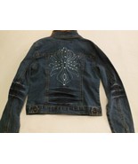 Lavante  Woman&#39;s Denim Jacket with removable Fleece Collar &amp; Embroidered... - £22.56 GBP