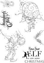 Creative Expressions Clear Stamp Set Your ELF, Transparent - £15.95 GBP