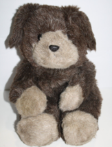 Full Body Dog Puppet 24" Gray Brown Taupe Plush Soft Toy Stuffed Big Puppy - $38.95