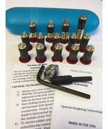 Tour Lock Pro Full Set (RED) Counter Balance(10-12g, 2-20g,1-25g,1-30g)P... - €124,95 EUR