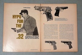 Vintage 1965 .32 Automatic Pistol 5-Page Article - £5.24 GBP