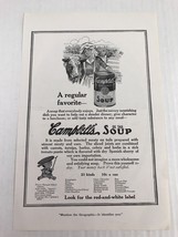 Campbells Ox Tail Soup Vtg 1913 Print Ad Maid &amp; Oxen - £7.78 GBP