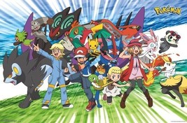 Pokemon ~ Traveling Party ~ 22x34 Poster ~ NEW/ROLLED! - £6.95 GBP