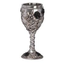 Alchemy Gothic VG2 Ruah Vered Goblet Wine Water Stainless Steel Resin Gift Decor - £40.40 GBP