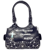 Texas West Concealed Carry Bible Verse Rhinestone Cross Agate Stone Cros... - $859.90 MXN+