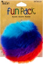CousinDIY Accent Rainbow Pom-Poms- (Pack of 5) - $35.49