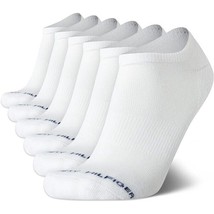 Tommy Hilfiger Men&#39;s 6-Pack Athletic Cushion No Show White Ankle Socks S... - £23.88 GBP