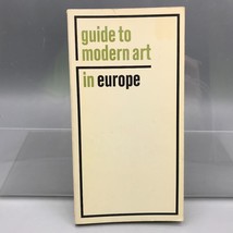 Vintage Guida Alla Moderno Art IN Europa Dolores B.Lamanna 1963 Pan Am A... - $40.23