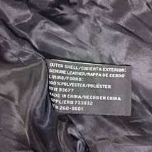 Worthington RN#93677 Women's Black Genuine Leather Full Zip Jacket Size Medium image 7