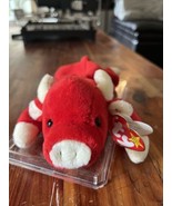 SNORT THE BULL Ty Original Beanie Baby May 15 1995 Retired With Tag Erro... - £137.61 GBP