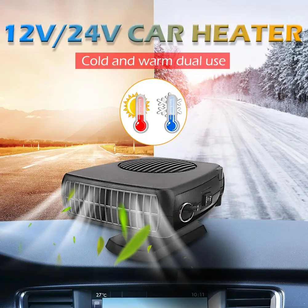 Powerful 12V Car Heating Fans Bus Truck Car Heater 12V 24V Vehicle Windscreen - £17.84 GBP+
