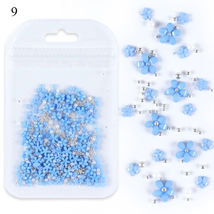 3D Acrylic Flowers Beads Nail Art Decoration Mixed model #09 - $4.47