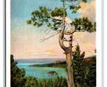 Emerald Bay From the Highway Lake Tahoe California CA UNP WB Postcard O18 - $4.04