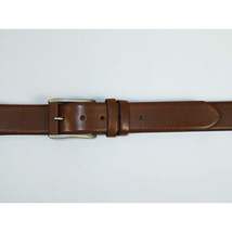 Men's Belt By PICCODER Turkey Genuine Leather Solid 3100 Brown image 4