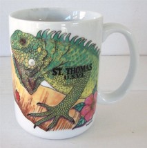 NEW St. Thomas United States Virgin Islands Caribbean Iguana Souvenir Coffee Mug - £10.15 GBP
