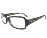 Salvatore Ferragamo Eyeglasses Frames 2634 567 Blue Purple Rainbow 53-16... - $74.43