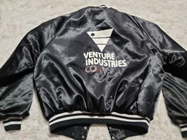 King Louie Pro Fit Venture Industries Corp Nylon Satin Embroidered L Jac... - $7.76