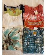 8 Medium liz Claiborne, ruby rd, Jones New York , Decorated Original top... - $76.72 CAD