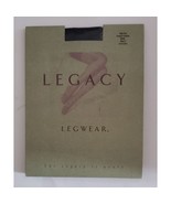High Cut Tummy Control Black Pantyhose Size C USA Legacy QVC - $11.66 CAD