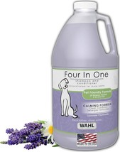 4-in-1 Calming Pet Shampoo For Dogs Cleans Conditions Detangles w Lavender 64 oz - £55.76 GBP