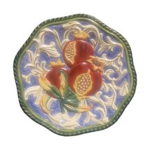 Fitz &amp; Floyd Classic Canape FLORENTINE Accent Plate Pomegranate 3D Wall Hanging - £16.26 GBP