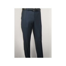 Men Suit BERLUSCONI Turkey 100% Italian Wool Super 180's 3pc Vested #Ber18 Blue image 2