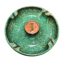 Vintage Roseville Pottery Ashtray 1900 The Hyde Park Green Mid-century Initial J - £24.63 GBP