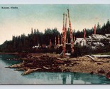 View From Shore Kasaan Alaska AK UNP  DB Postcard N14 - $4.90