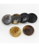 Resin Imitation Cow Horn Matte / Men&#39;s Suit / Coat Windbreaker Buttons (... - £4.70 GBP+