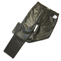 NWT AGOLDE Recycled Leather 90&#39;s Pinch Waist Iguana High Rise Straight Pant 31 - £118.04 GBP