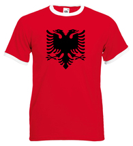 Albania Ringer T Shirt - £11.66 GBP