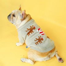 Festive Pet Sweater: Cozy Acrylic Christmas Attire For Your Furry Friend - £17.54 GBP