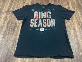 Clemson Tigers 2018 Football National Champions Nike Black T-Shirt - Medium - $3.50