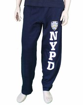 NYPD Mens Sweatpants Training Pants Licensed Police Navy Blue New York Police - £23.96 GBP
