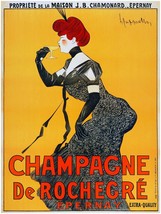 Champagne de Rochegre Advertisement Decor Poster.Fine Graphic Art Design. 2814 - £13.66 GBP+