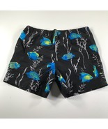 Nautica Competition Swim Trunks Mens Extra Large Shorts Blue Black Angel... - £11.00 GBP