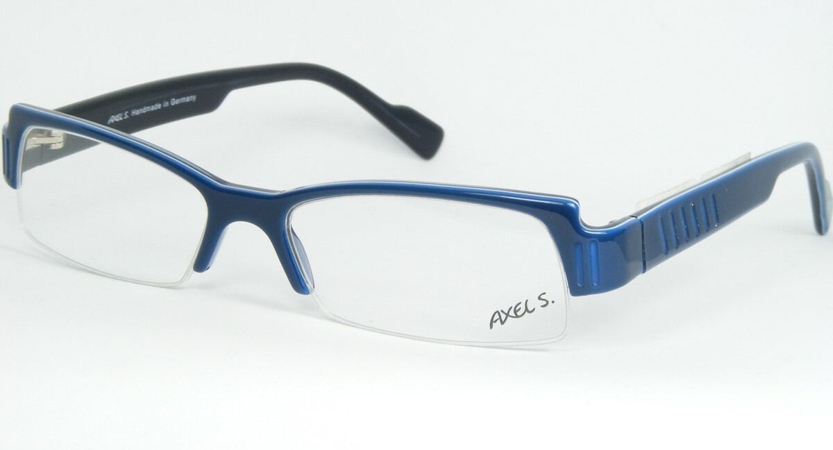 AXEL S. SILVA 240 59 BLUE EYEGLASSES GLASSES PLASTIC FRAME 51-16-132mm G... - $67.31