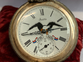 Vtg 1976 Sears Bicentennial Pocket Watch Great Britain Smiths Industries... - $79.15