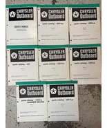 1981 Chrysler Outboard 100HP 115HP 140HP Service Manual OEM Set W Parts Bk - $2,385.67 MXN