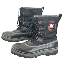 Sorel Caribou Mens Snow Boots Black Size 10 Waterproof Insulated Outdoors  - £57.17 GBP