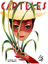 7725.Woman with yellow hat holds leaves of grass.POSTER.art wall decor - £13.63 GBP+
