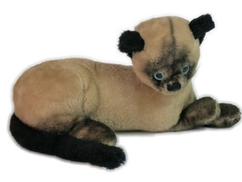 Vintage R Dakin &amp; Co San Francisco Siamese 13&quot; Cat Plush Stuffed Toy - £11.59 GBP